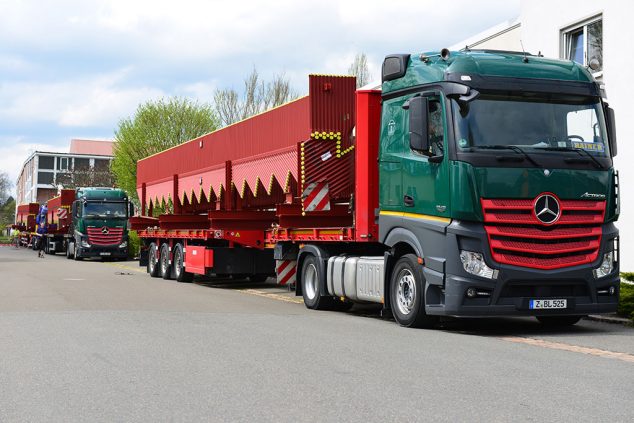 Meeraner Dampfkesselbau - Transport und Lieferung von Ersatzteilen