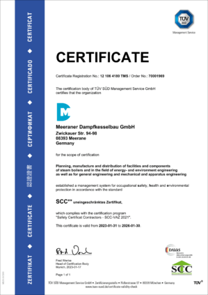Die Meeraner - MDKB - Meeraner Dampfkesselbau - Zertifikat 12-106-4180-TMS en